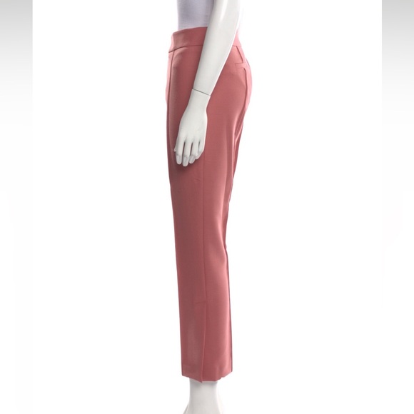 SMYTHE Rose Pink Wool Blend Dress Trouser Pants - Picture 10 of 12